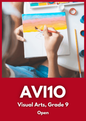 Visual Arts, Grade 9, Open (AVI1O)