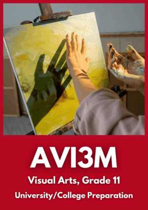 Visual Arts, Grade 11, University/College Preparation (AVI3M)