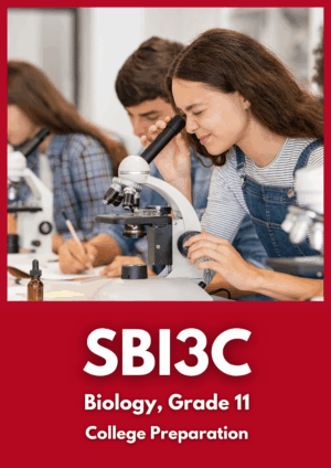 Biology, Grade 11, College Preparation (SBI3C)