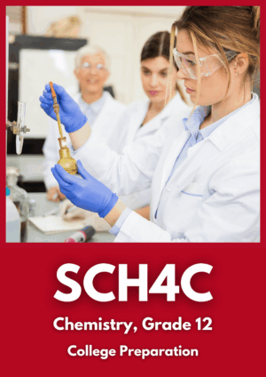 Chemistry, Grade 12, College Preparation (SCH4C)